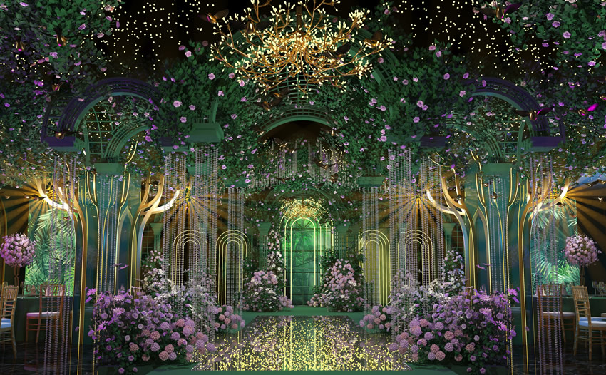 德惠奇妙森林婚礼堂效果展示