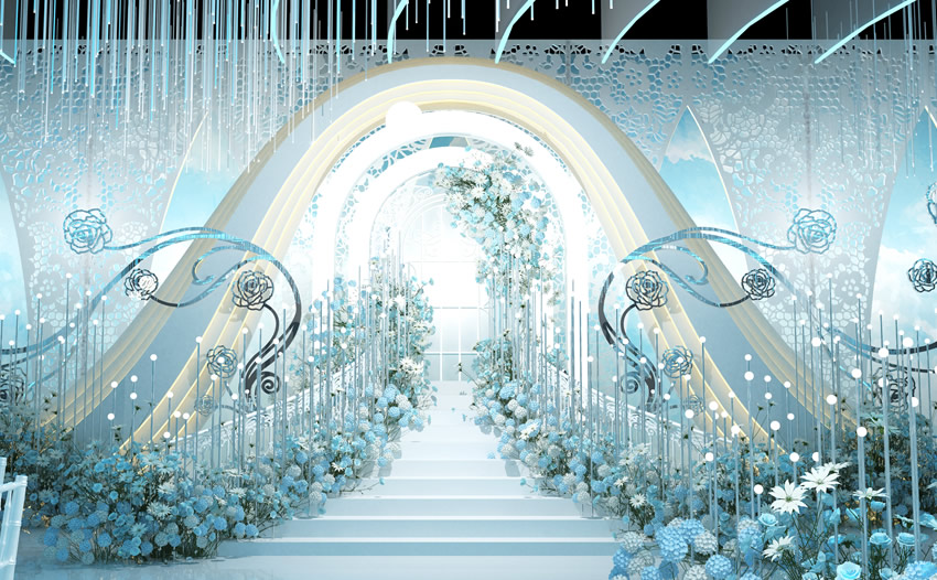 德惠釡香烙馍村水晶厅效果展示